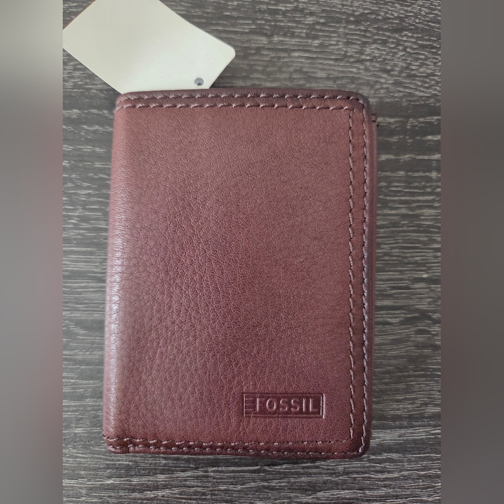 Men's Fossil Rich Brown Leather Wallet